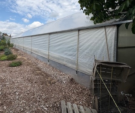 Doppellfolienhaus Firma Miehe